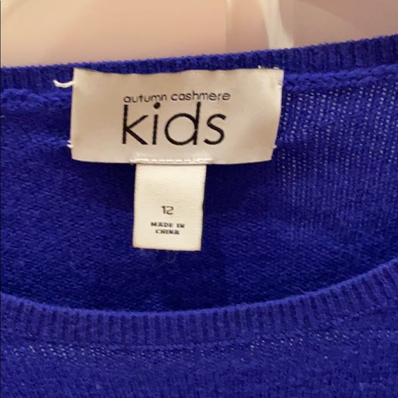 Blue Autumn Cashmere girls sweater - Picture 2 of 2